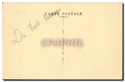 Font-Romeu — O Grand-Hôtel — Editor Médard Tabac — Verso