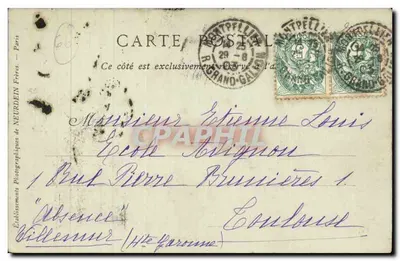 Perpignan — Der Castillet und die Porte Notre-Dame — Collections ND Phot — Rückseite
