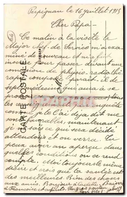 Perpignan — O Castillet, a Basse e o Ponte — Editor: BYARR — Verso
