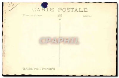 Cloître da abadia de Saint-Martin-du-Canigou — vista das colunas e arcos — GLASER, Fotografia, Perpignan — Verso