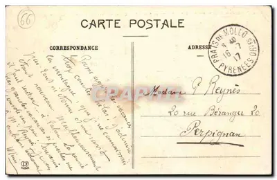 Prats-de-Mollo - Bairro exterior aos muros — Les Pyrénées-Orientales 275, editor anônimo — Verso