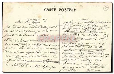 Perpignan — Widok na Castillet i Nowy Ogród — Wydawnictwo Coudere — Rewers