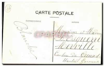 Perpignan — Kąt ogrodu kwitrowego i Statut Lafarge — Wydawnictwo Condé — Rewers