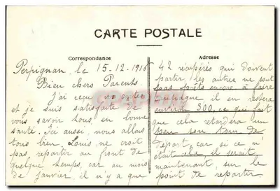 Perpignan — Het plein — Het bassin en het waterspuwer — Uitgever: Séguier, n° 32 — Achterkant