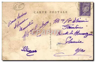Ille-sur-Têt — Rodovia Nacional — As Pirineus-Orientais Ilustradas n°2 — Verso