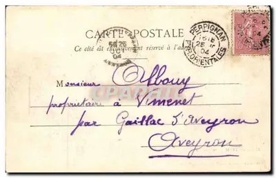 Arles-sur-Tech — Vista geral — Amélie-les-Bains, livraria Xatard — Verso