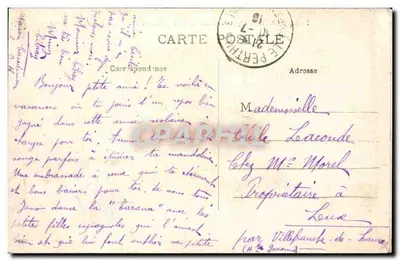 Le Perthus (Pyrénées-Orientales) - A Praça e o Forte de Bellegarde — Verso