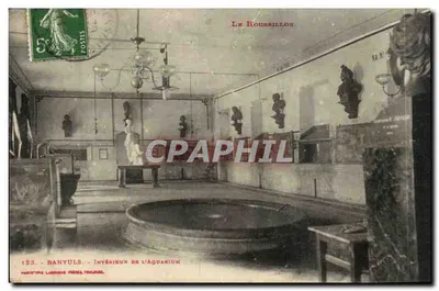 Interior do Aquário — Banyuls-sur-Mer — Foto-tipo Labruche Frères, Toulouse