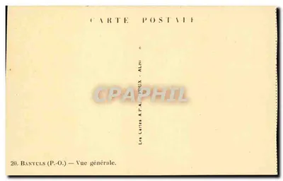 Banyuls-sur-Mer — Vue générale — Les Cartes A.P.A. - POUX — Rewers