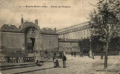 Kremlin-Bicêtre (Seine) — Entrada dos Hospícios — Gautrot, editora Avny