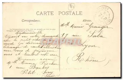 Tivry-sur-Seine — Escola comunal do Petit-Ivry — Gautrot, editor, Ivry — Verso