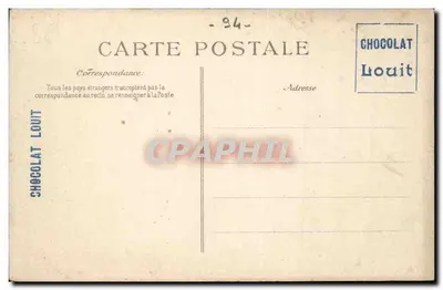 Villeneuve Saint-Georges — Rue de Paris — editor Chocolat Louit — Verso