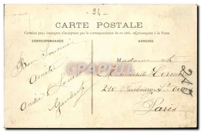 Champigny-sur-Marne — The Marne and the Hills — E. Ferciollé, photo-publisher Le Parnasse — Back