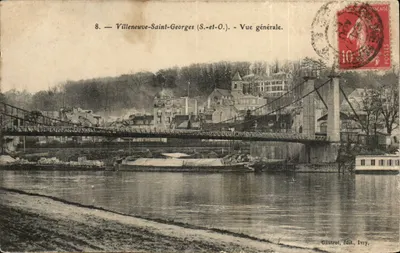 Villeneuve-Saint-Georges (S.-et-O.) — Vista geral — Gautrot, editor, Ivry.