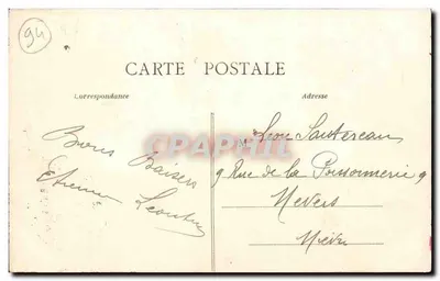 Choisy-le-Roi — Het rondpunt de l'Isle — onbekende uitgever — Achterkant