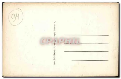 SAINT-MANDÉ — Wnętrze kościoła — E.M. n°3456 — Rewers