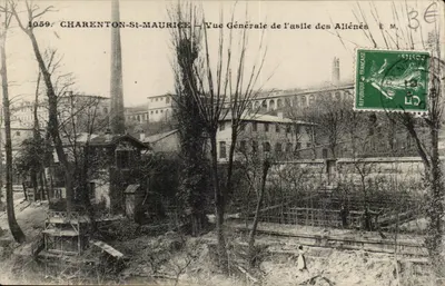 Charenton-St-Maurice — Vista Geral do asilo dos Alienados — E. M.