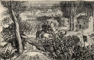 Batalha de Champigny-sur-Marne — 29 e 30 de setembro de 1870 — O General Ducrot em destaque no Mondroux