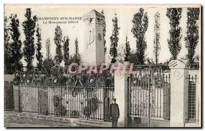 Champigny-sur-Marne — O Monumento 1870-71 — Editor não identificado