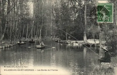 Villeneuve-Saint-Georges — As Margens do Yerres — M. Burat, editor, 40, Rue de Paris