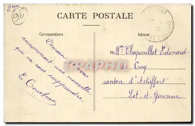 Villeneuve-Saint-Georges — Cheia do rio Sena, final de janeiro de 1910 — O rebocador 'La Mouette' realizando o resgate — Burat, editor, 4° — Verso