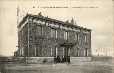 Villeneuve-le-Roi (S.-et-O.) — Estação inaugurada em 12 de Abril de 1914 — Coleção Paul Allorge, Série C 1 20