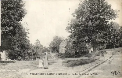 Villeneuve-Saint-Georges — Jardim do Palácio Municipal — Editor ELD, n°5