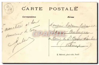 Joinville-le-Pont — A Marne e os Quais — E. M. — Verso