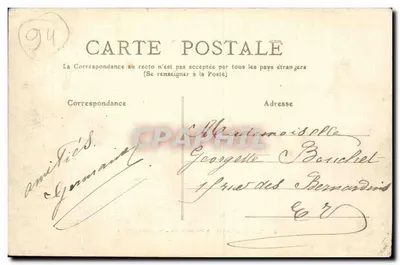 Brzegi Mezony przy Ermitażu — Widok artystyczny — Joignville-le-Pont — Rewers