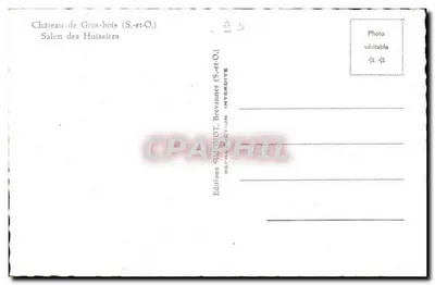 Zamek Gros-bois — Salony Strażników — Wydawnictwo SIMONOT — Rewers