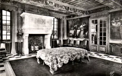Castelo de Gros-Bois — Sala de Jantar — Ed. d'Art A.P., n° 2.002