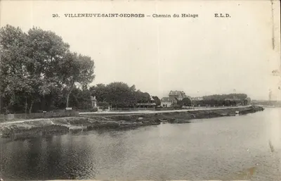 Villeneuve-Saint-Georges — Caminho do Halage — E.L.D. n°26