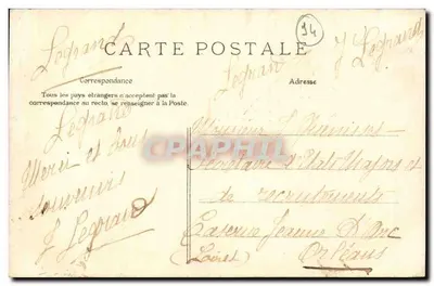Villeneuve-Saint-Georges — Caminho do Halage — E.L.D. n°26 — Verso