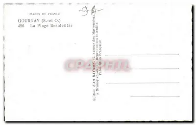 Gournay (S.-et O.) — A Praia Ensolarada — Edição d'Art Raymon — Verso