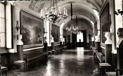 Castelo de GROS-BOIS (S.-et-O.) — A Galeria das Batalhas — Edição A.P. Colbert
