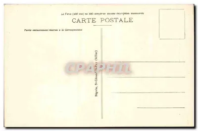 Chiesa di Nostra Signora del Marthuret a Riom — L’Auvergne pittoresca — n°2544 — Verso