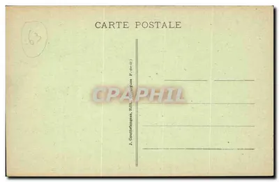 Thiers - Visão geral do Bairro Saint-Jean — L'Auvergne, editor G. D'O., n° 218 — Verso