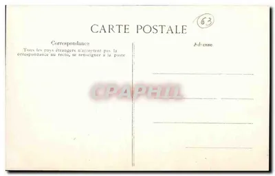 Caminho no Cume do Puy-de-Dôme — A Auvergne pitoresca — n°3434 — Verso