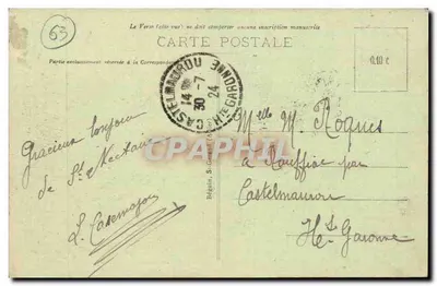 The Follies of the Lake Chambon Shores — Picturesque Auvergne — Ideal, no. 3386 — Back
