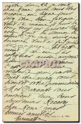 Chateaugay — Zamek — Piekliwy krajobraz Auvergne 1242 — Rewers
