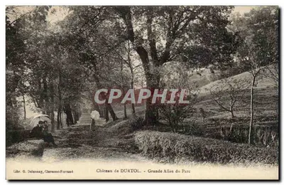 Castelo de DURTOL - Grande Avenida do Parque — Libr. G. Delaunay, Clermont-Ferrand