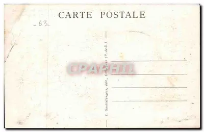 Montfermy, blisko Pontgibaud — Piekne miejsca nad Sioule — G. D'O. n° 5696 — Rewers