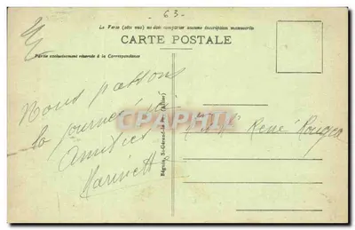 Het Viaduct van de Fades — Het pittoreske Auvergne — Uitgever Ideal, n° 2790 — Achterkant