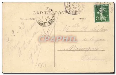 Orcival — A Igreja — Estilo Auvergnat — Bilhete postal moderno n°283 — Verso