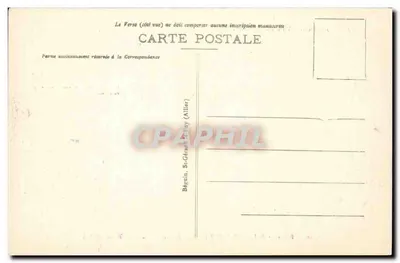 Ruínas do Castelo de Murols — Entorno de Saint-Nectaire — Ideal, n° 3402 — Verso