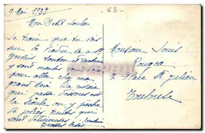 L'Auvergne — Viadotto dei Fades — G d'O, n° 146 — Verso