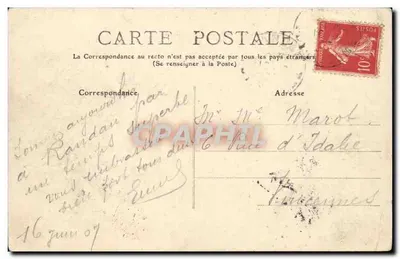 Randan — A Capela e o Castelo — R. H. Cusset — Verso