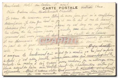 L'Auvergne — Escena de vida con una pareja — G. D'O. - 1221 — Reverso