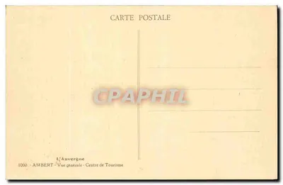 Ambert — Ogólny widok — L'Auvergne, Centrum Turystyczne — Rewers