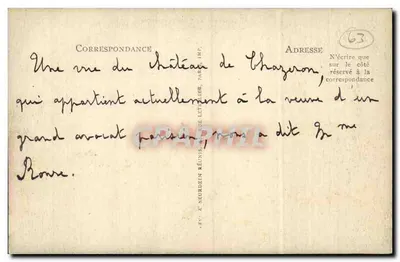 Zamek Chazeran — Oaza wokół Châtel-Guyon — L.L. — Rewers